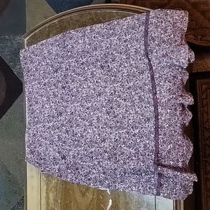 Axcess skirt, size 12, with purple flower design